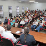 Reunião no auditório da OAB